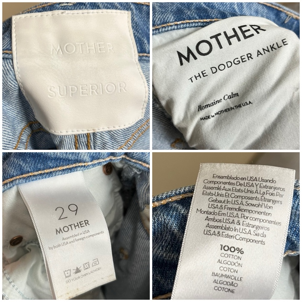 MOTHER Superior The Dodger Ankle Jeans in Romaine Calm - Picture 16 of 16